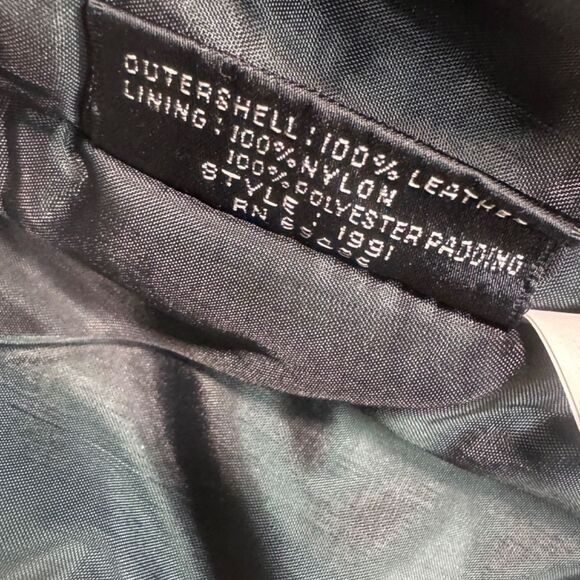 Vintage Open Road Fringed Leather Motorcycle Jacket Mens 42 - Picture 8 of 10